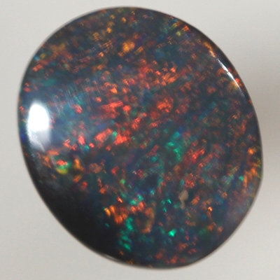 SOLID BLACK OPAL Bright burning red, always showing full colour